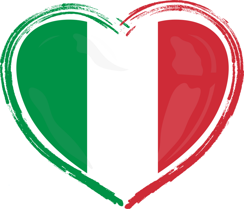 Italy Flag Heart